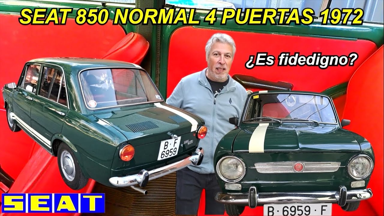⛽️Seat 850 Normal 4 puertas. Revisamos si es fidedigno. #seat850