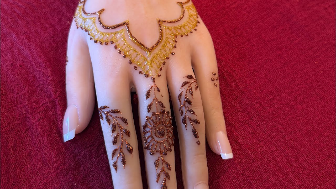 Golden henna🤎🤎💛💛