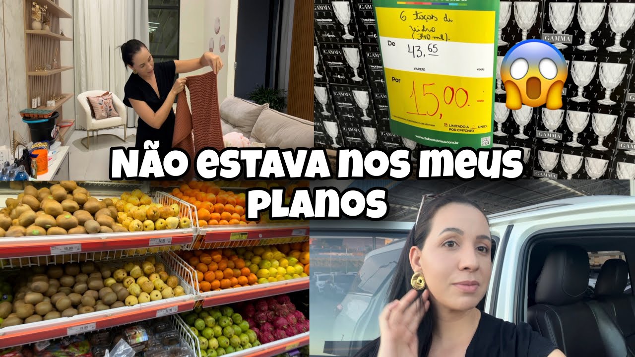 O Dia não saiu como eu queria 😞 Fui às compras / Assaí atacadista / Os preços foi os melhores 😱