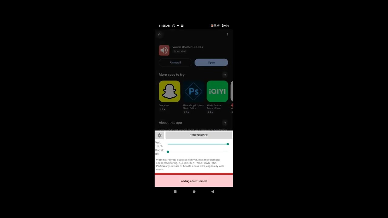 accessible volume booster app for blind increase high quality volume on smartphone with TalkBack 💯💯💯