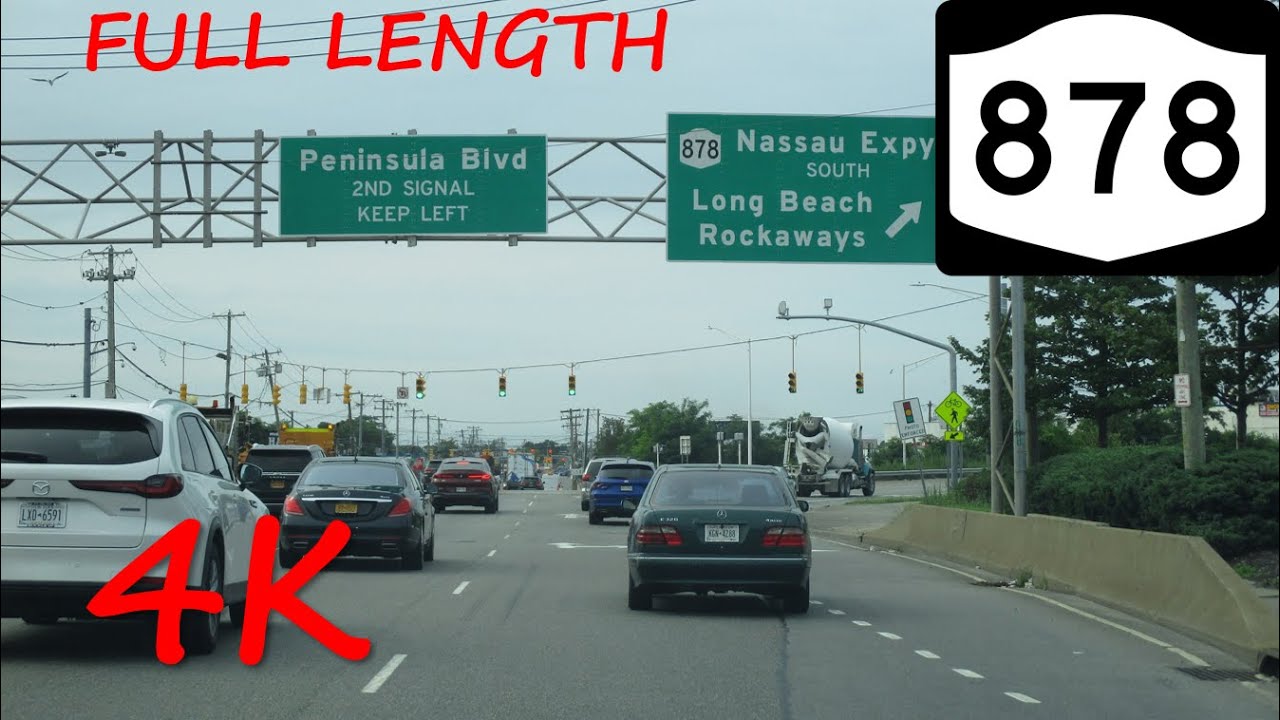 ⁴ᴷ Nassau Expressway (NY 878) south/eastbound [4K VIDEO]