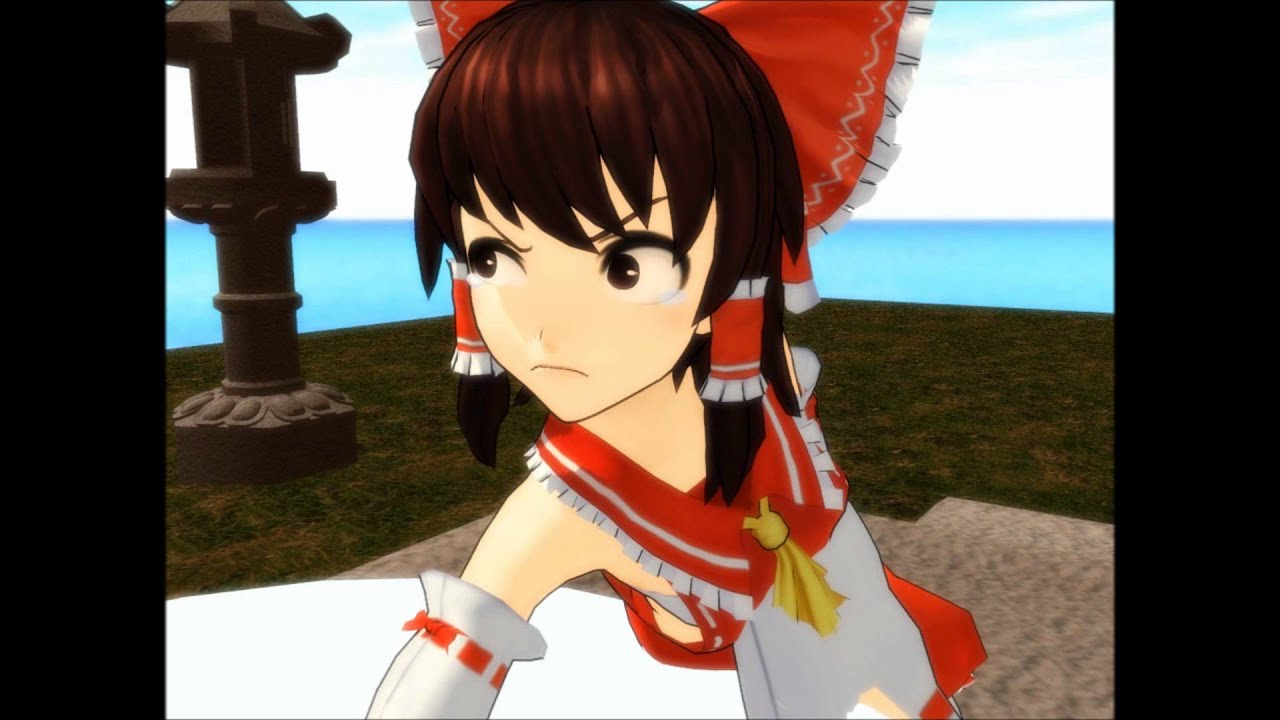 MMD 東方 靈夢 VS 紅美鈴