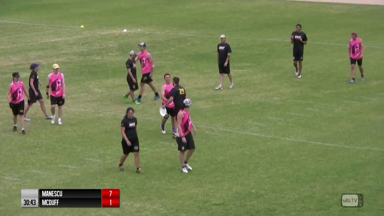 Manescu vs McDuff at Australian Mixed ULTIMATE Championships 2015 AMUC