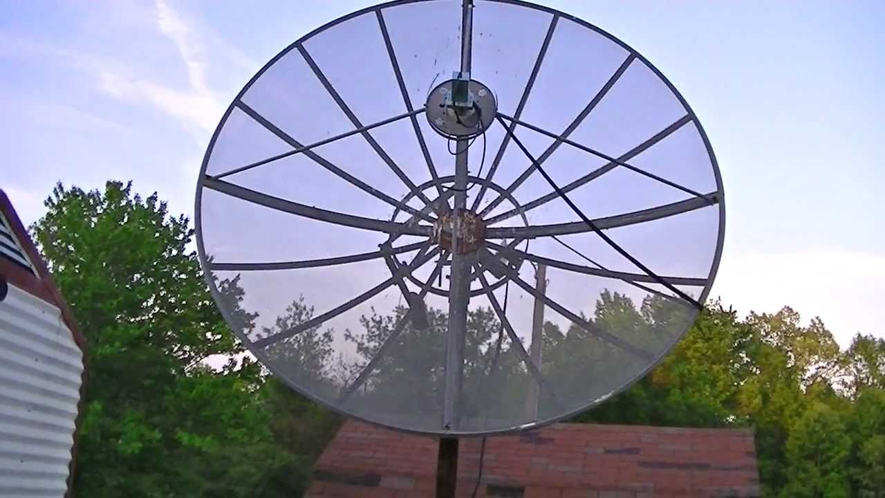 An Old TV Satellite Dish from 1992