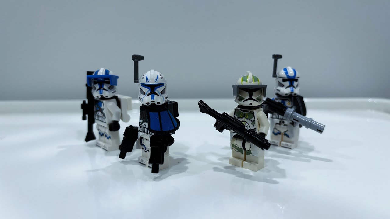 How to upgrade your Lego Star Wars clone troopers ￼