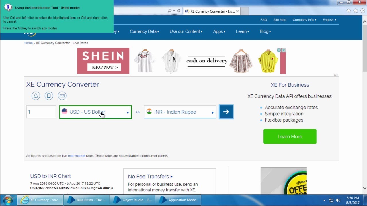 Blue Prism Video Tutorial | 022 | Automating web applications - Part 1 - Spying HTML elements