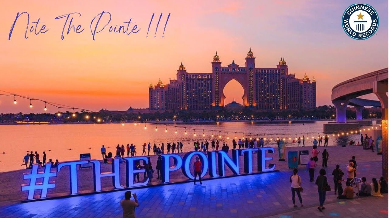 The Pointe | Dubai Palm Fountain| Worlds largest Fountain