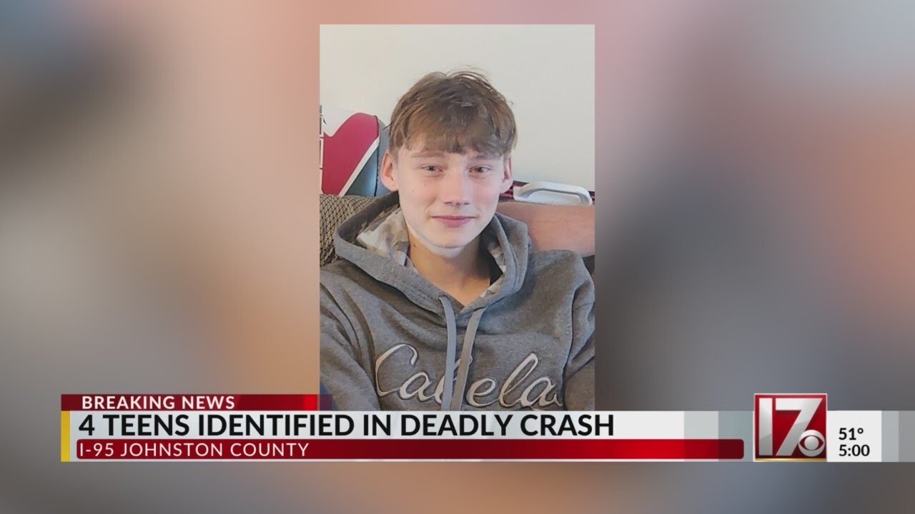 4 dead teens identified in I-95 Johnston County wreck