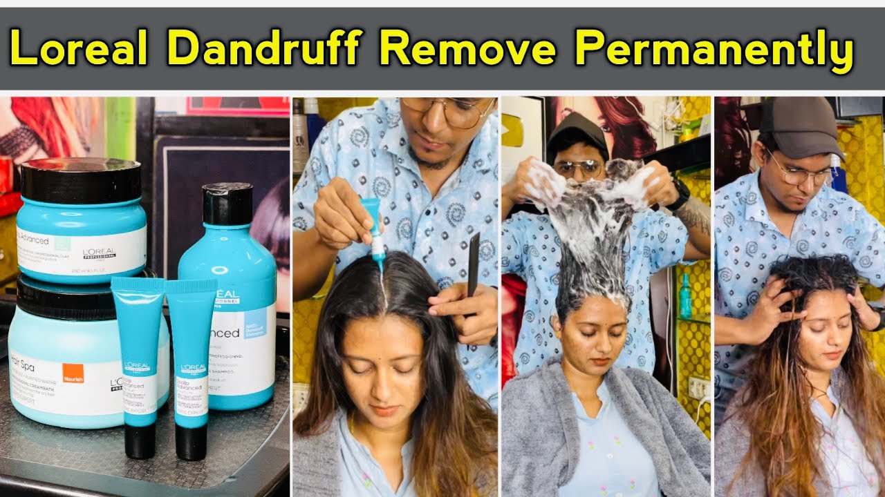 Hair spa / dandruff remove treatment permanently in Hindi / Loreal Scalp Advanced Treatment