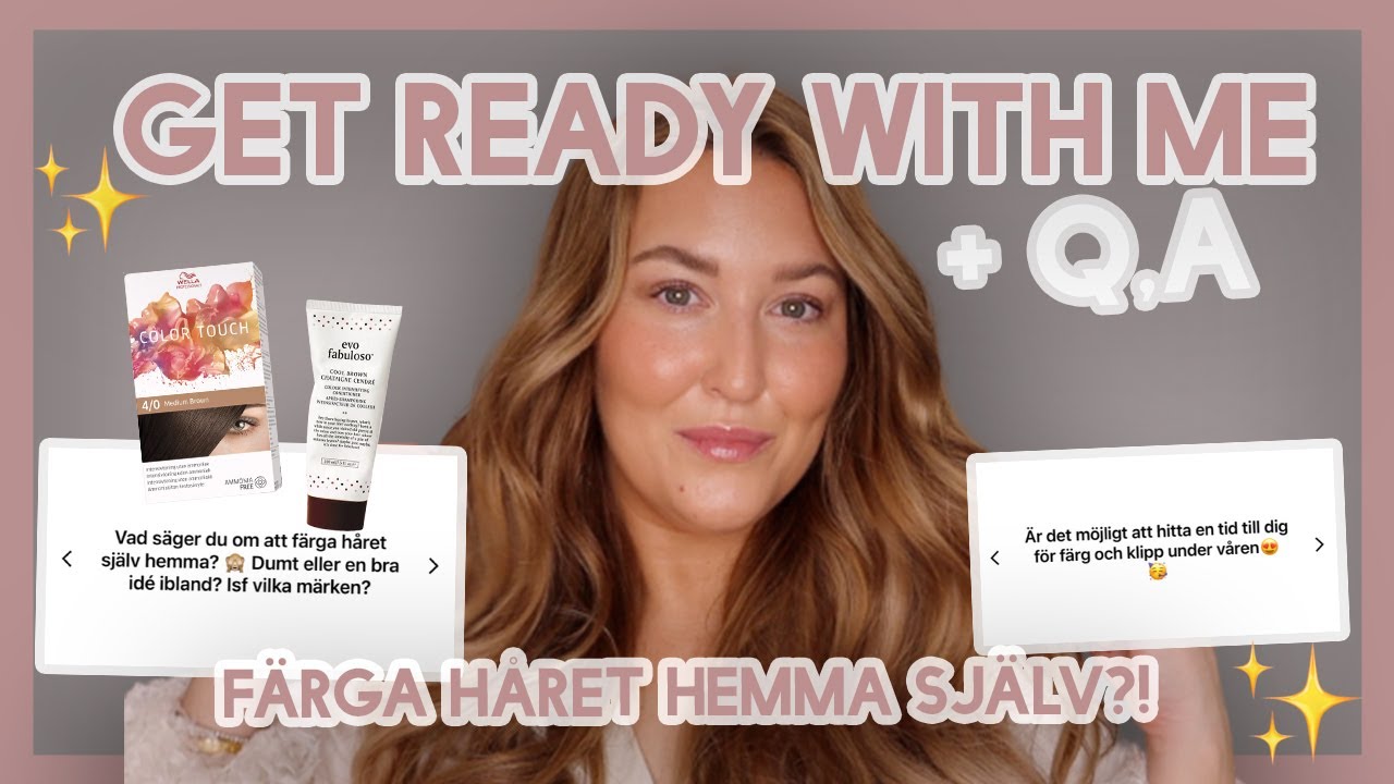 GET READY WITH ME +QnA