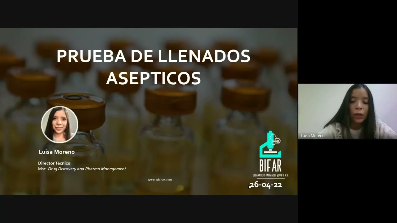 Simulación de llenado de medios