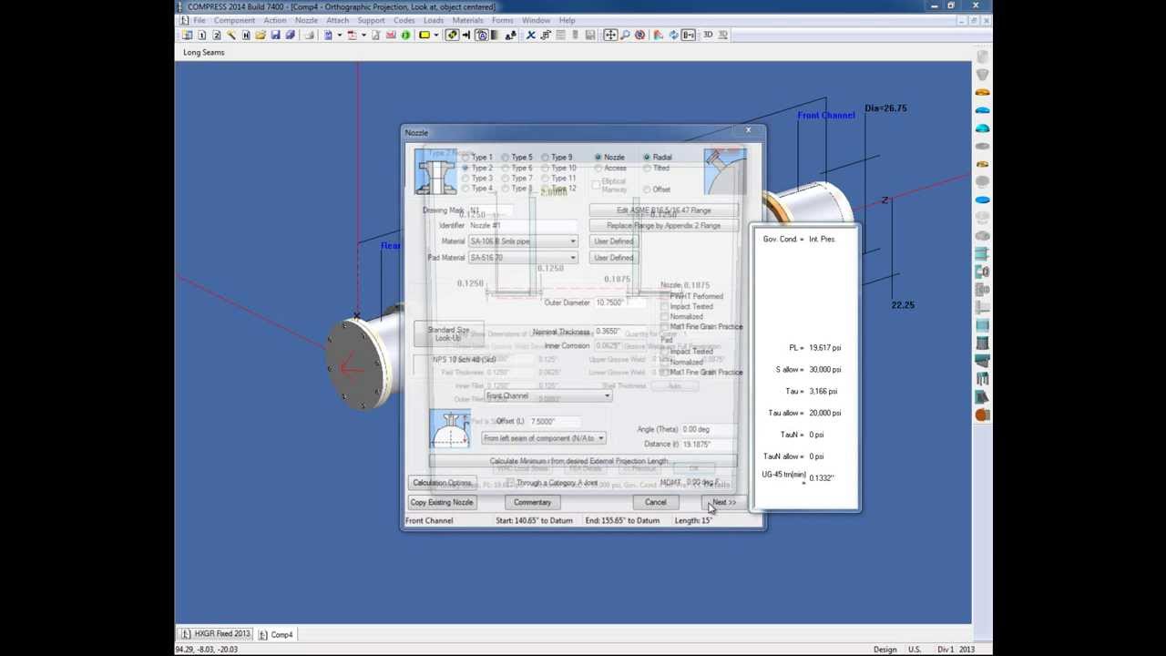 TEMA / ASME (UHX) Heat Exchanger Design