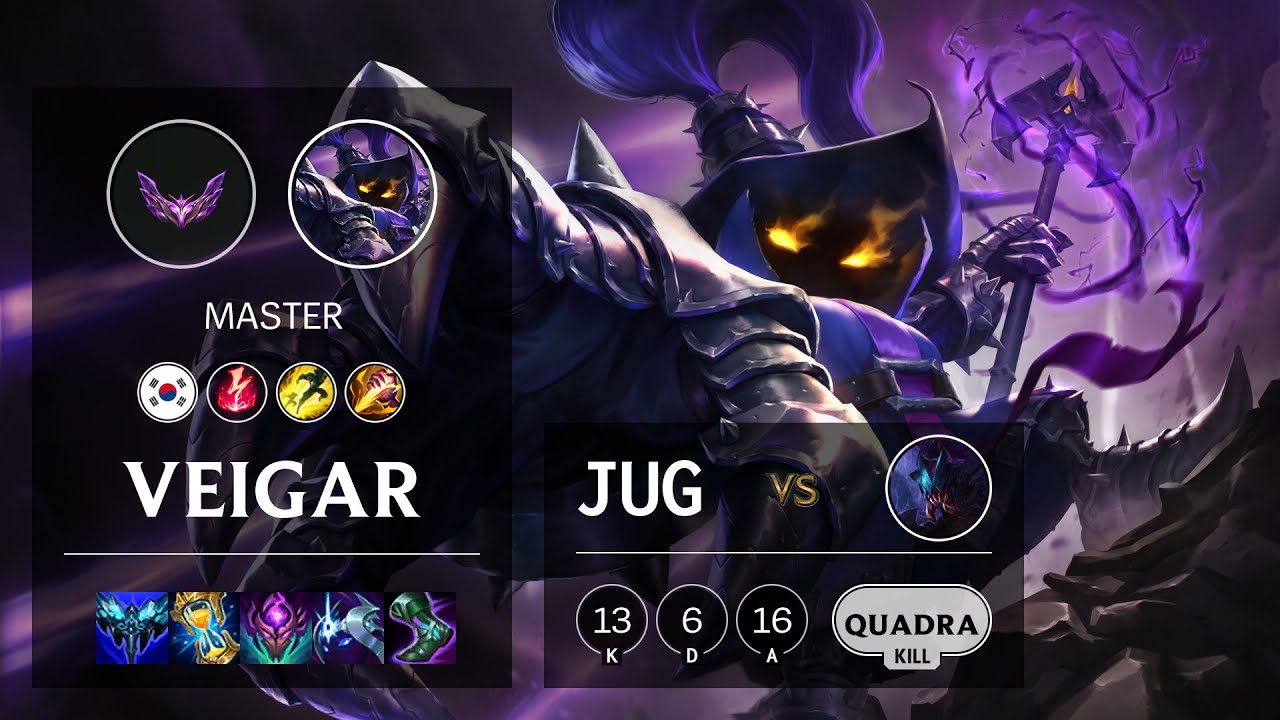 Veigar Jungle vs Rek'Sai - KR Master Patch 12.2