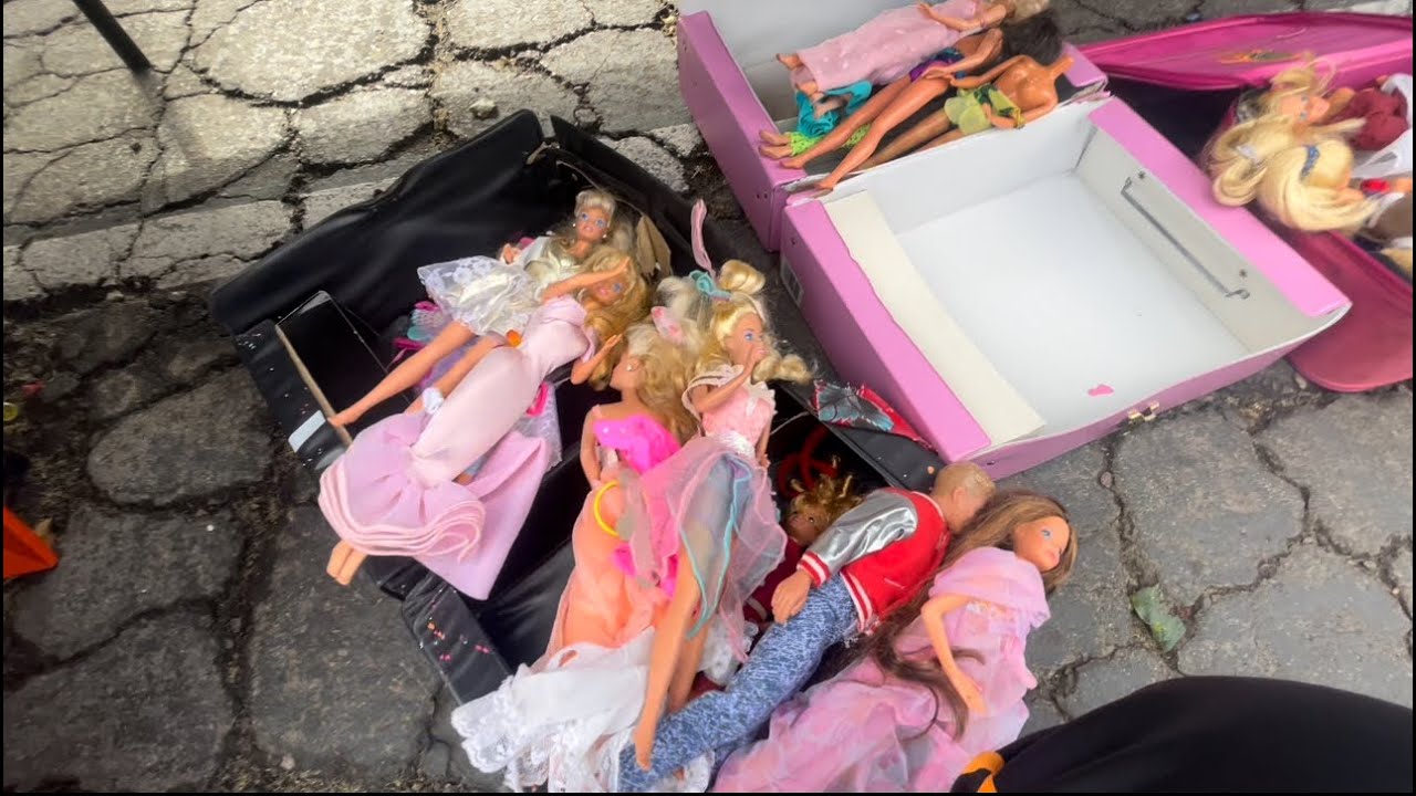 Vintage Barbies de Los 80's en el Tianguis. Vintage Barbies from the 80's at the swap meet
