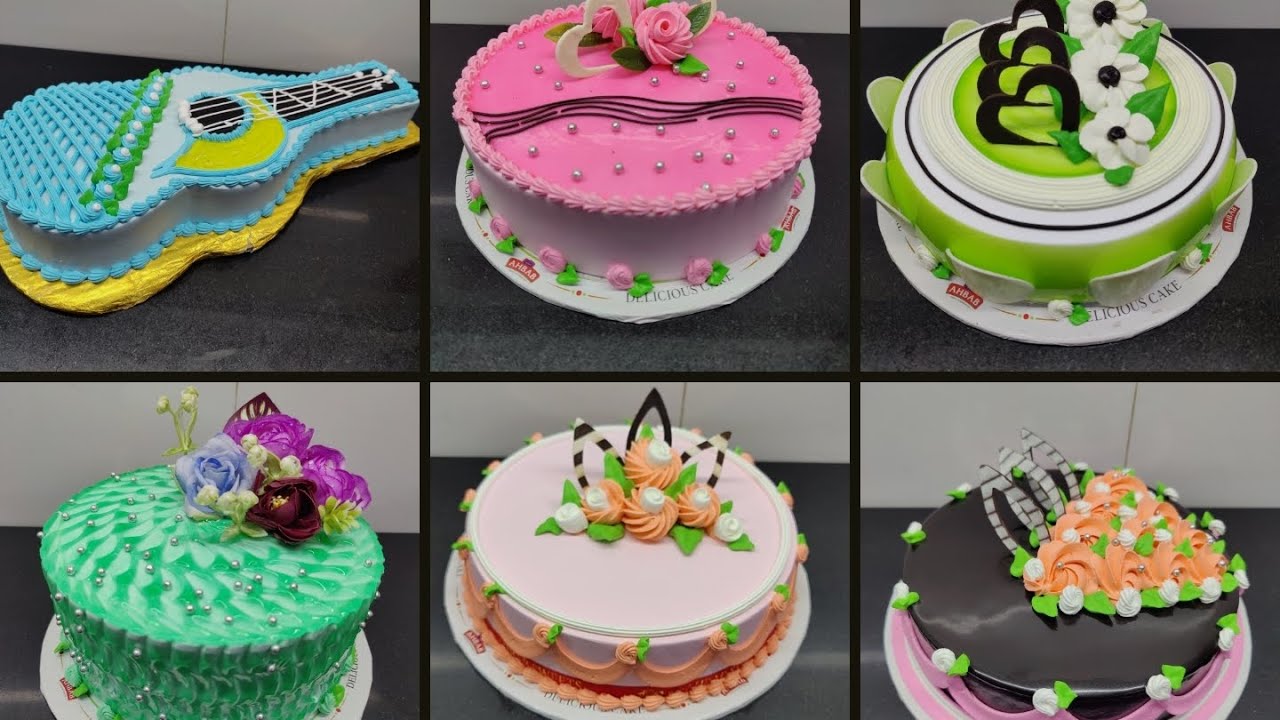 Happy birthday cake new design #cake #birthdaycake #cakedecorating 