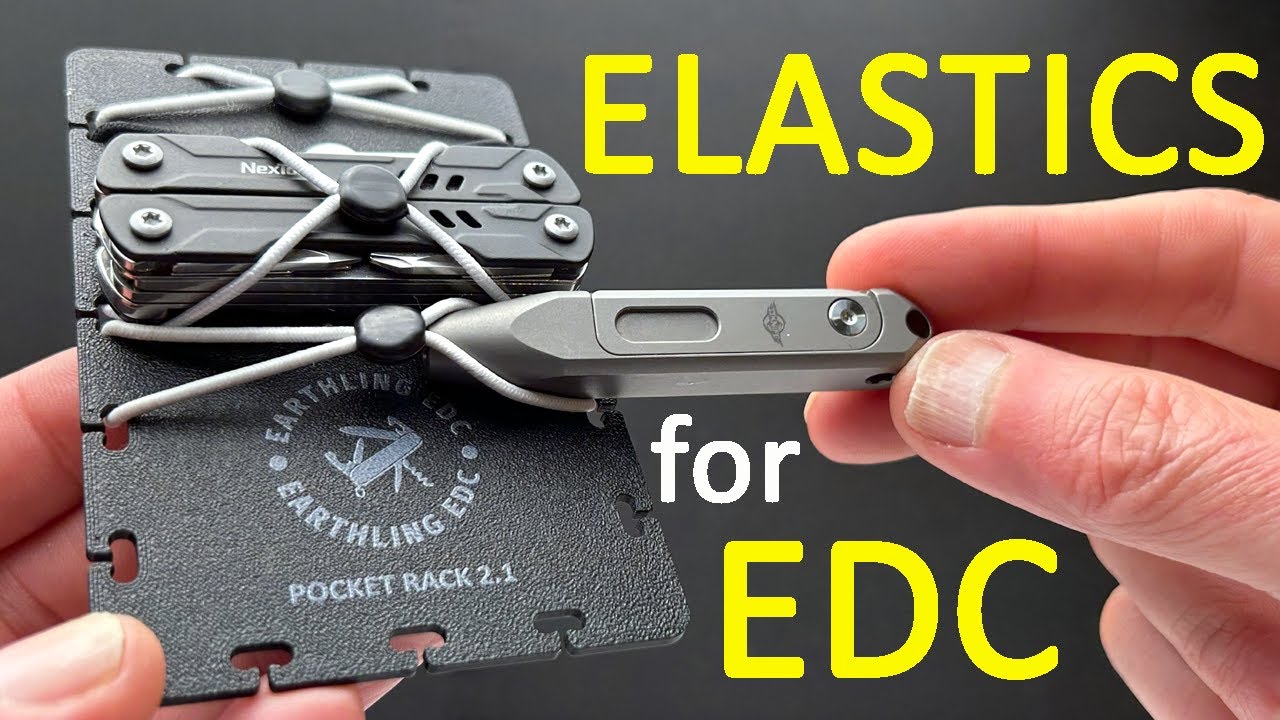 Secure & Organize Your EDC Tools with DIY Custom Elastics: Perfect For Mini Pouches & Pocket Racks™