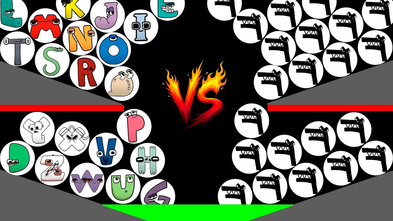 ALL ALPHABET LORE VS 25 F Marble Race Tournament - Who will wIn?