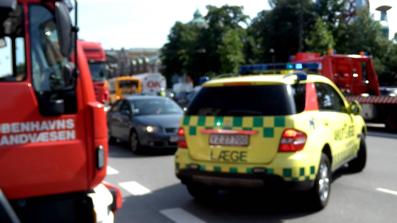 5 x rescuevehicles in copenhagen