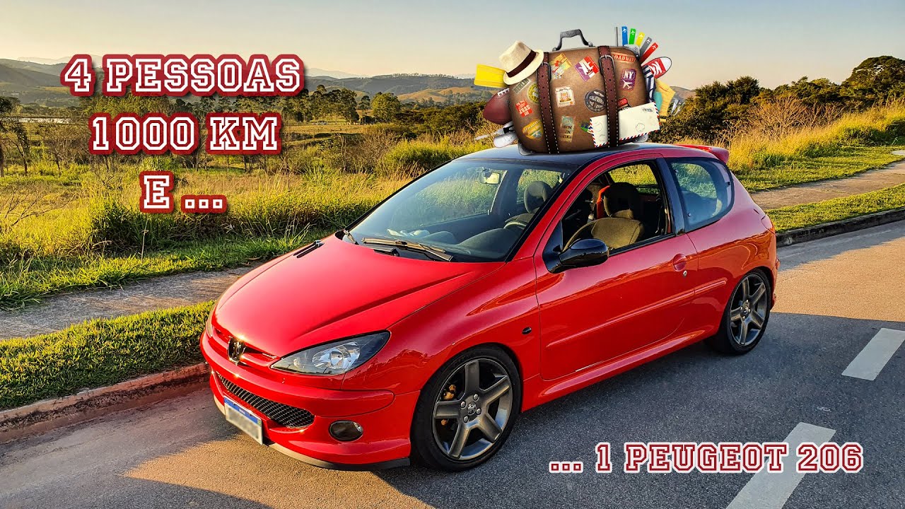 Peugeot 206 não deu conta da viagem - Viagem em Família