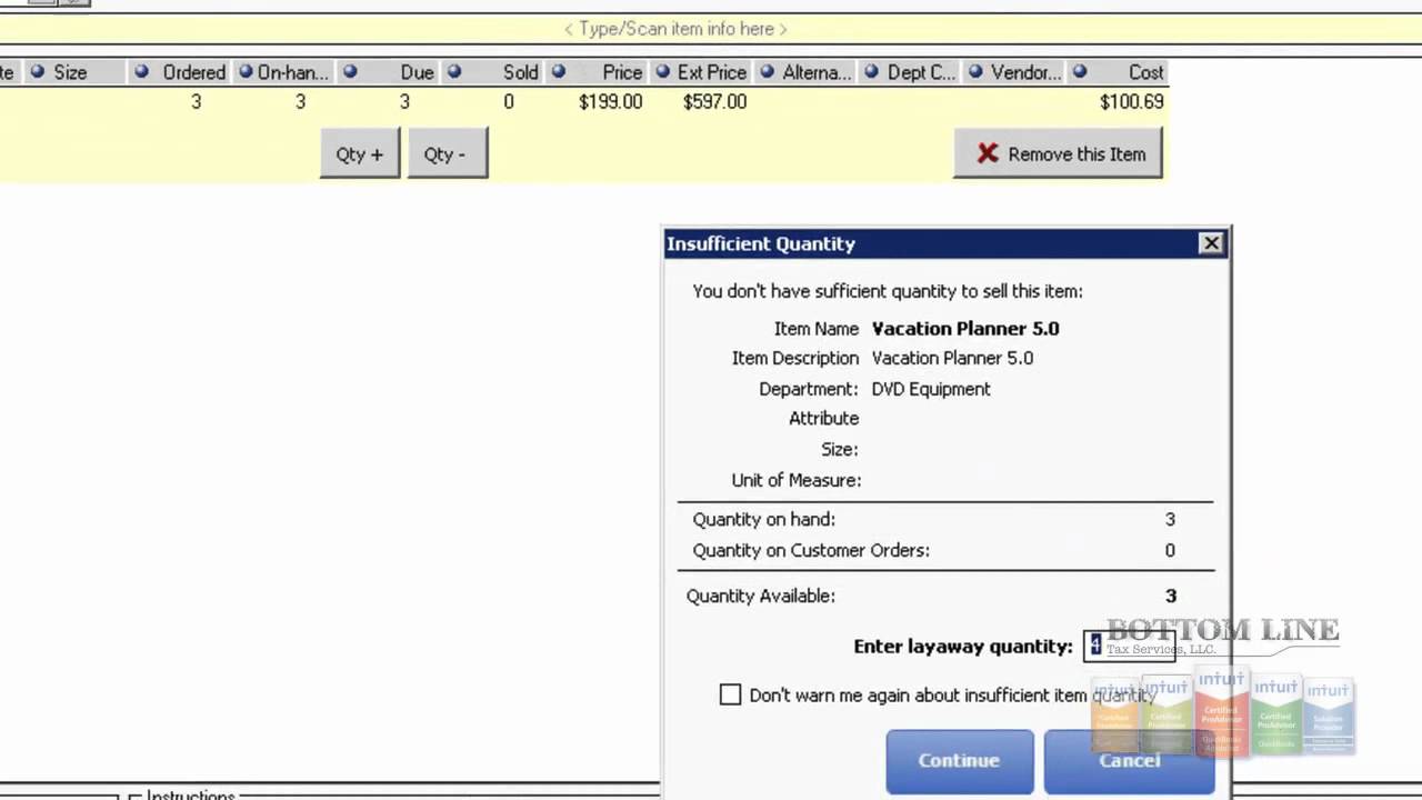 How To: Create a layaway in QuickBooks Point of Sale