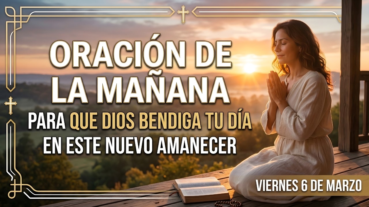 ORACIÓN DE LA MAÑANA PARA QUE DIOS BENDIGA TU DÍA EN ESTE NUEVO AMANECER