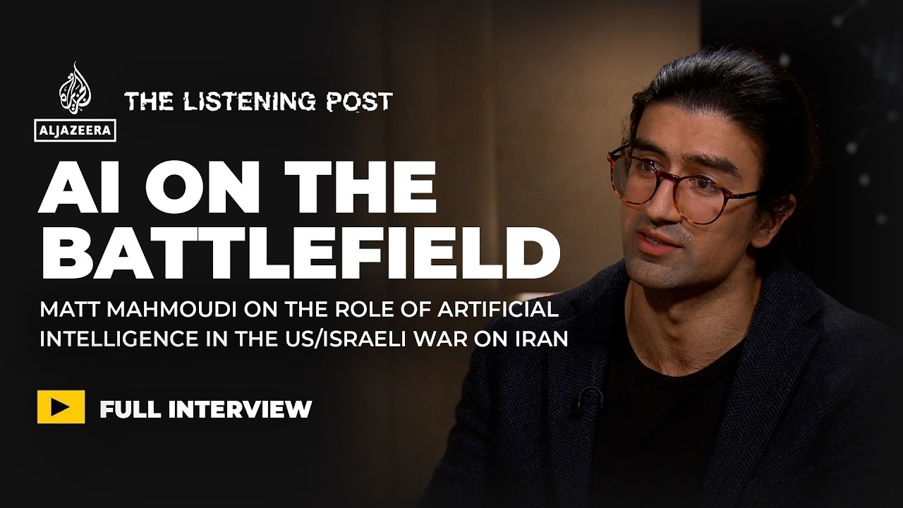The End of Accountability? Matt Mahmoudi on AI and War | The Listening Post