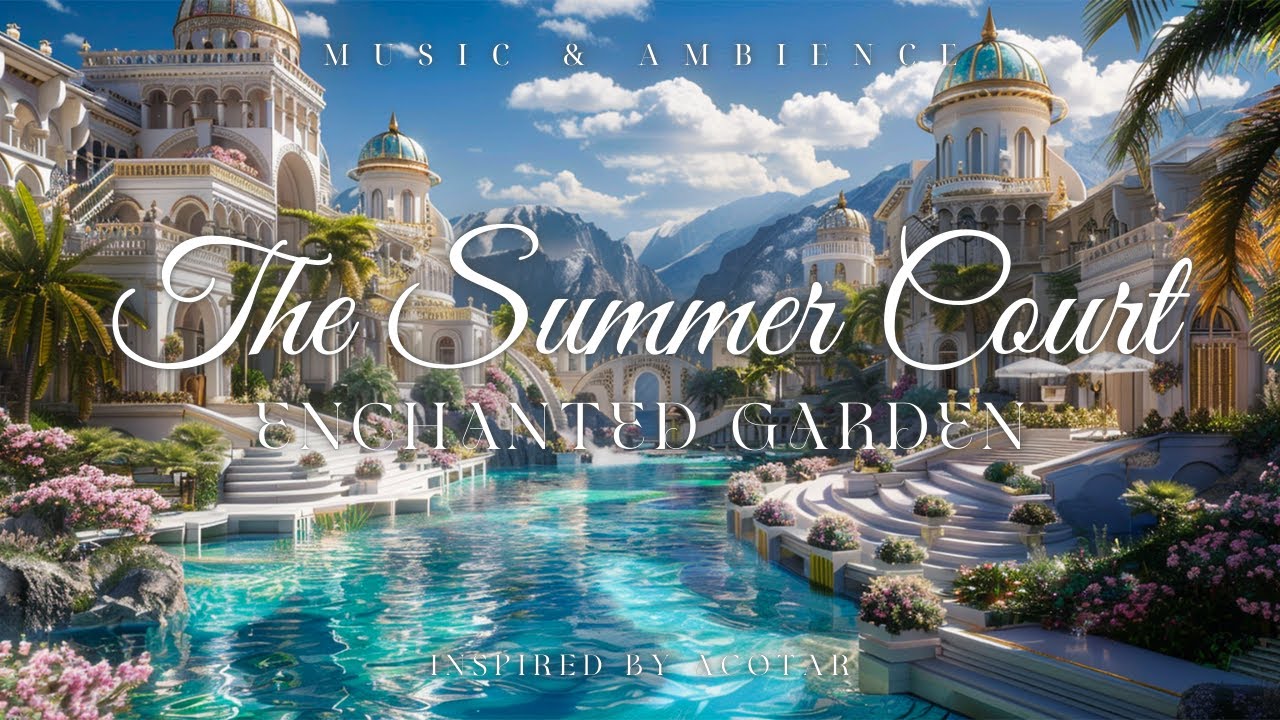 Garden of Summer Court | ACOTAR-Inspired Enchanting Music for Calm, Stress Relief & Tranquil Moments