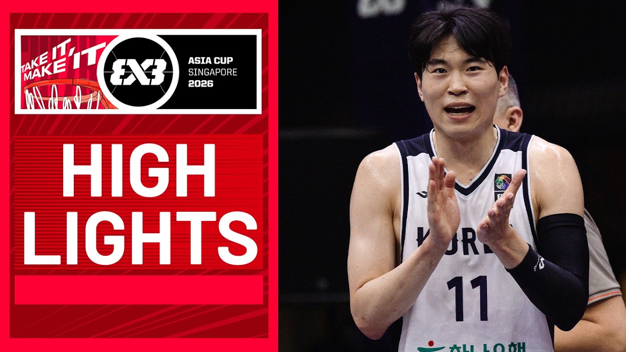 MULTIPLE GAME HIGHLIGHTS Korea 🇰🇷 | Men | FIBA 3x3 Asia Cup 2026 | #3x3Basketball