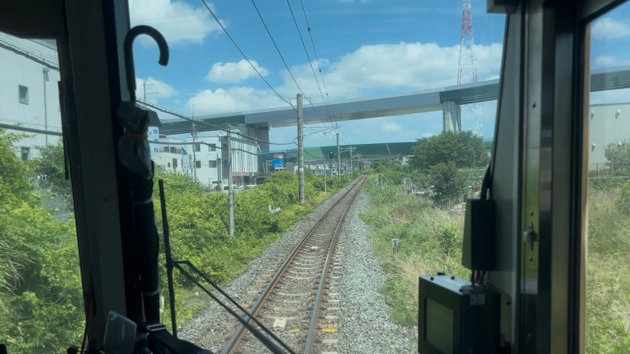 2025年7月10日 玉水駅→城陽駅  JR奈良線  新名神高速道路　進捗状況