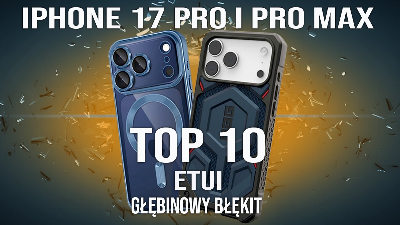 10 Etui do iPhone 17 Pro i Pro Max w kolorze Deep Blue/Głębinowy Błękit