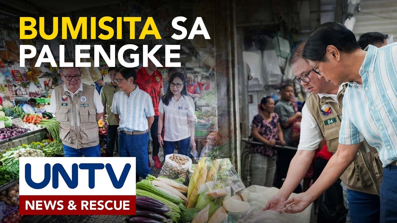 PBBM, nag-inspeksyon sa palengke para sa supply monitoring