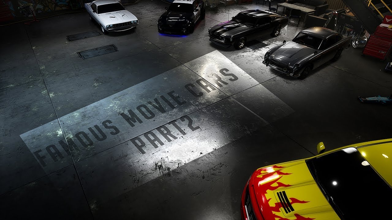 Famous Movie Cars Part 2 /(SHOWCASE)/ Need For Speed Payback - 1080pHD