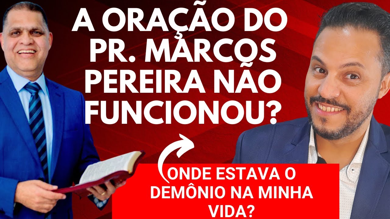 A ORAÇÃO do Pr. Marcos Pereira não funcionou... TÉI, TÉI, TÉI. Estive lá...