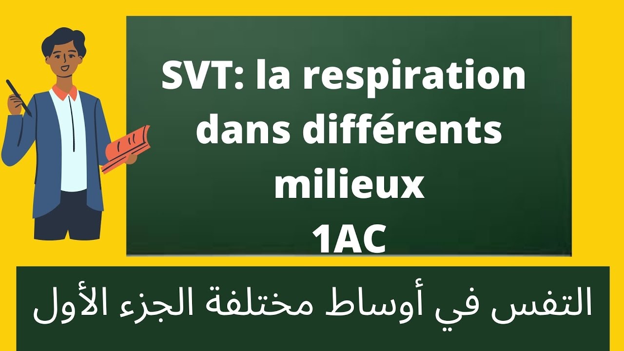Svt 1AC: la respiration dans différents milieux
