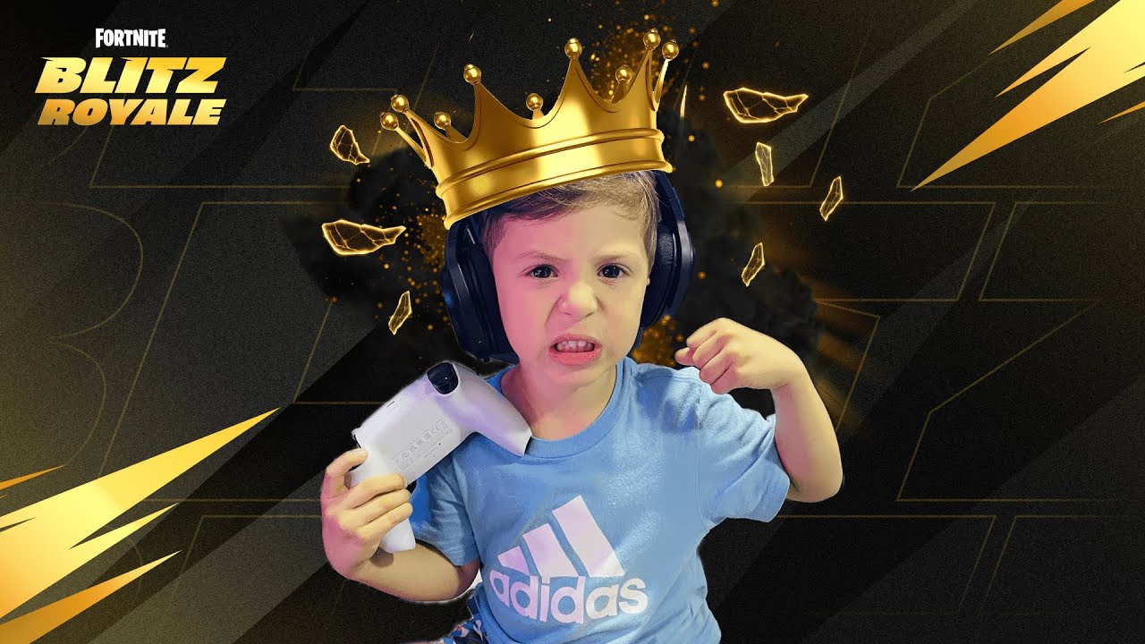 BERNARDO, 4 ANOS, O REI ABSOLUTO DO MODO BLITZ ROYALE! 👑🔥🎮 @FortniteBrasil #blitzroyale #gameplay