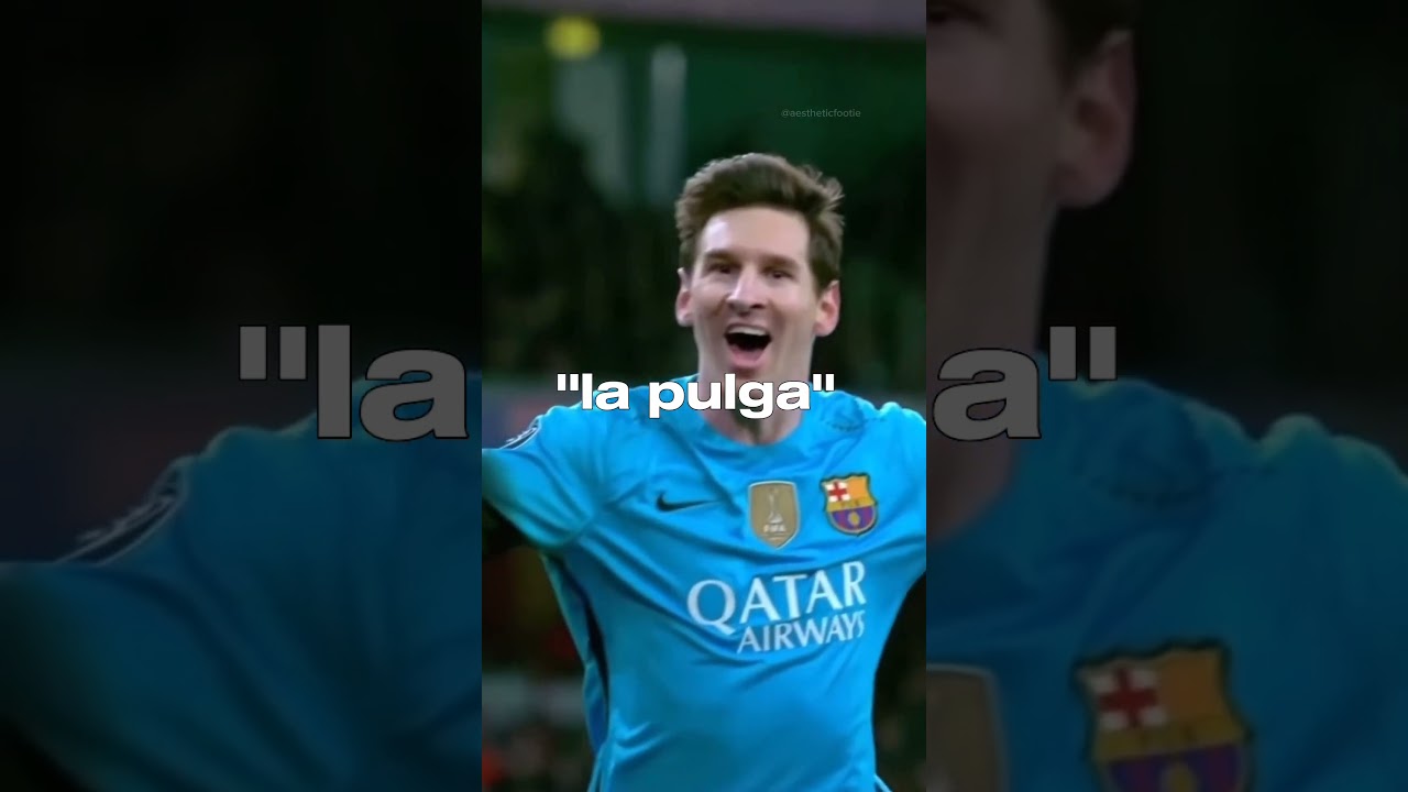 Lionel Messi to La Pulga #football #messi #fcbarcelona