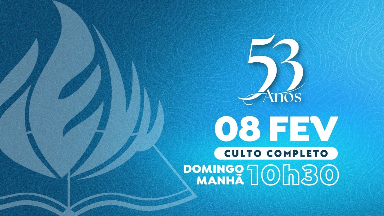 Culto Domingo Manhã | 08/02/2026 | Pr. Clovis Delgado