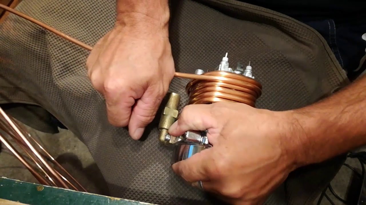 Gaggia Classic - Rézcsőtuning / mod preheat copper tube