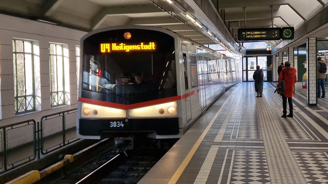 U-Bahn Wien | Mitfahrt in der kompletten U4 von Hütteldorf bis Heiligenstadt im Typ V 2833