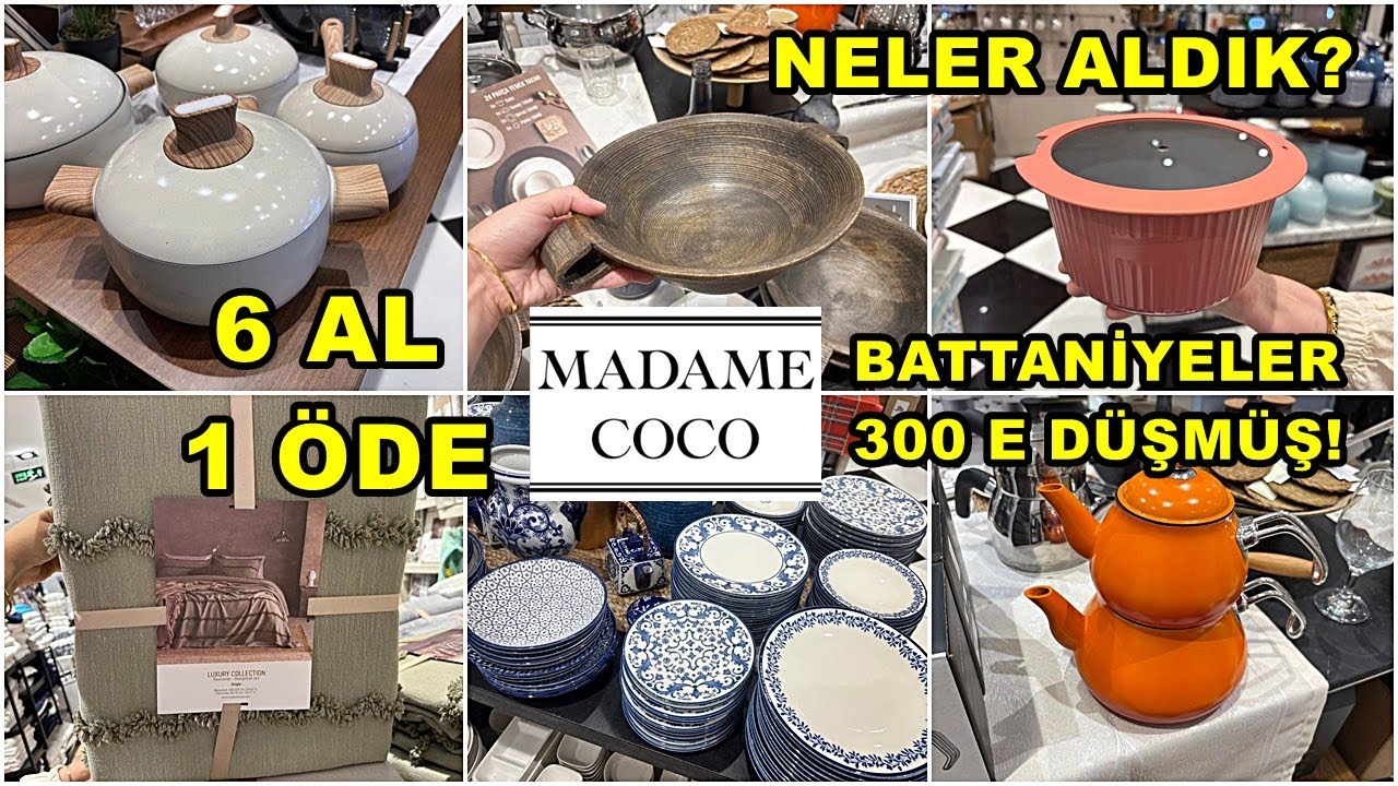 MADAME COCO 'DA B&Uuml;T&Uuml;N &Uuml;R&Uuml;NLERDE %80 İNDİRİM🛒/&Ouml;RT&Uuml;LER 100 TL❗️❗️5 AL 1 &Ouml;DE🤩&Ccedil;EYİZ ALIŞVERİŞİ/&Ccedil;EYİZLİK