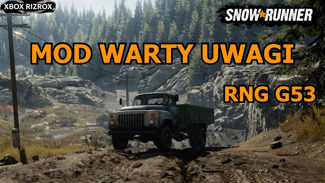 Snowrunner mod warty uwagi - RNG G53 🇵🇱