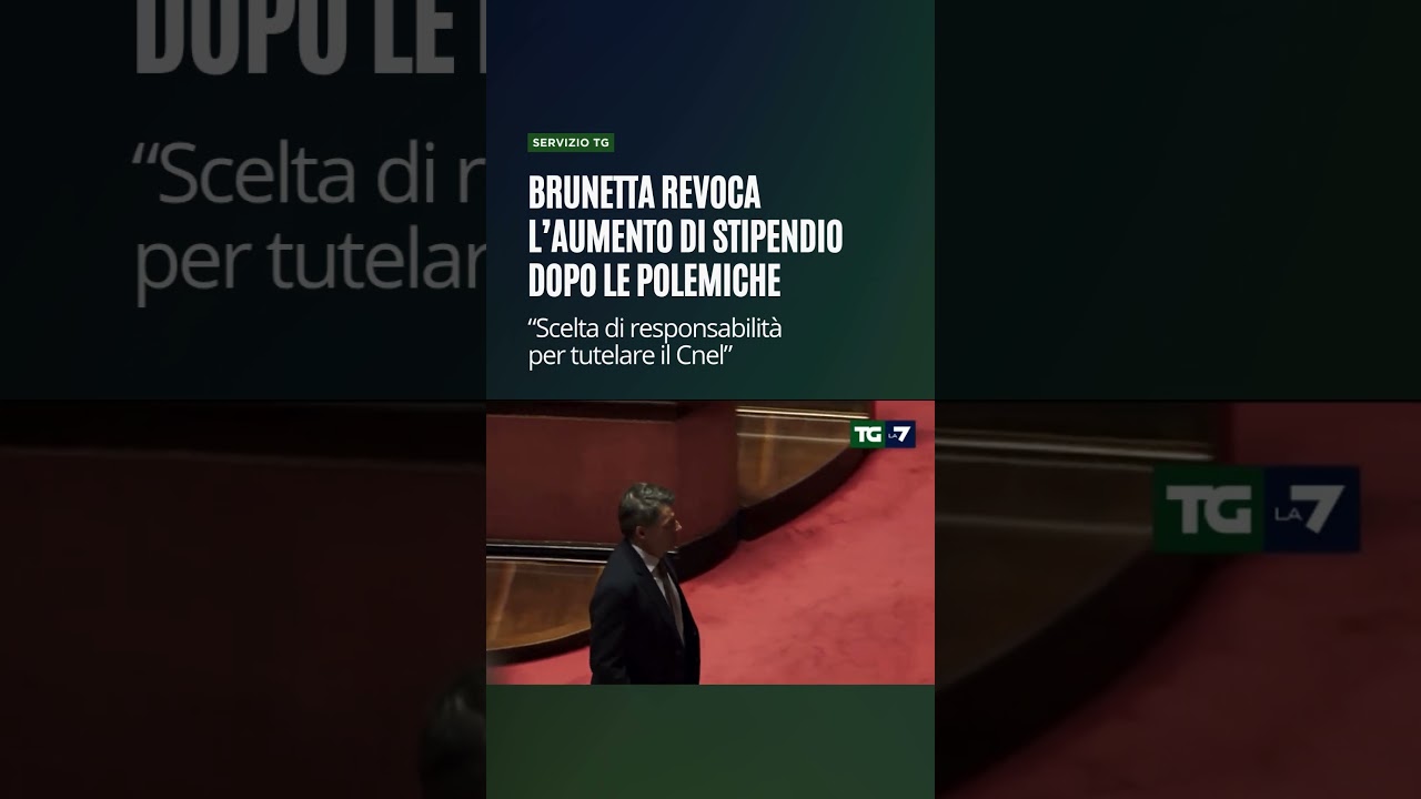 Brunetta revoca l&rsquo;aumento di stipendio dopo le polemiche