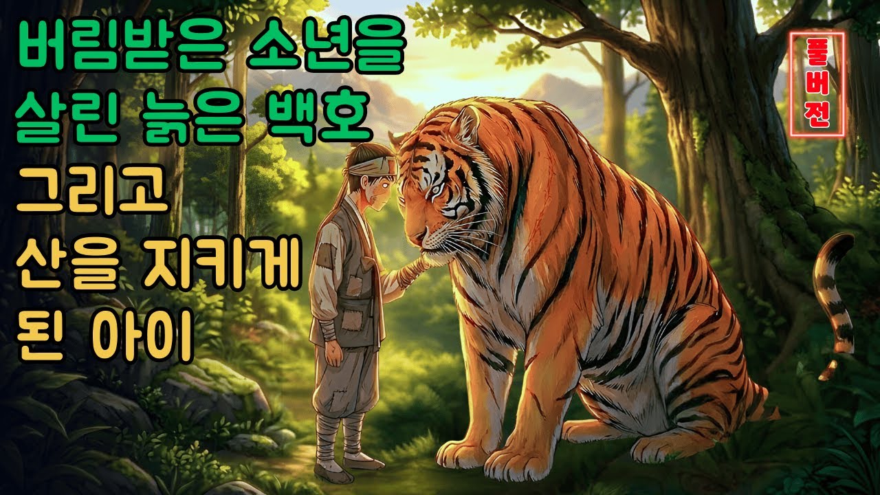 버림받은 소년을 살린 늙은 백호, 그리고 산을 지키게 된 아이. #조선왕조 #야담 #설화 #전설 #감동적인 이야기