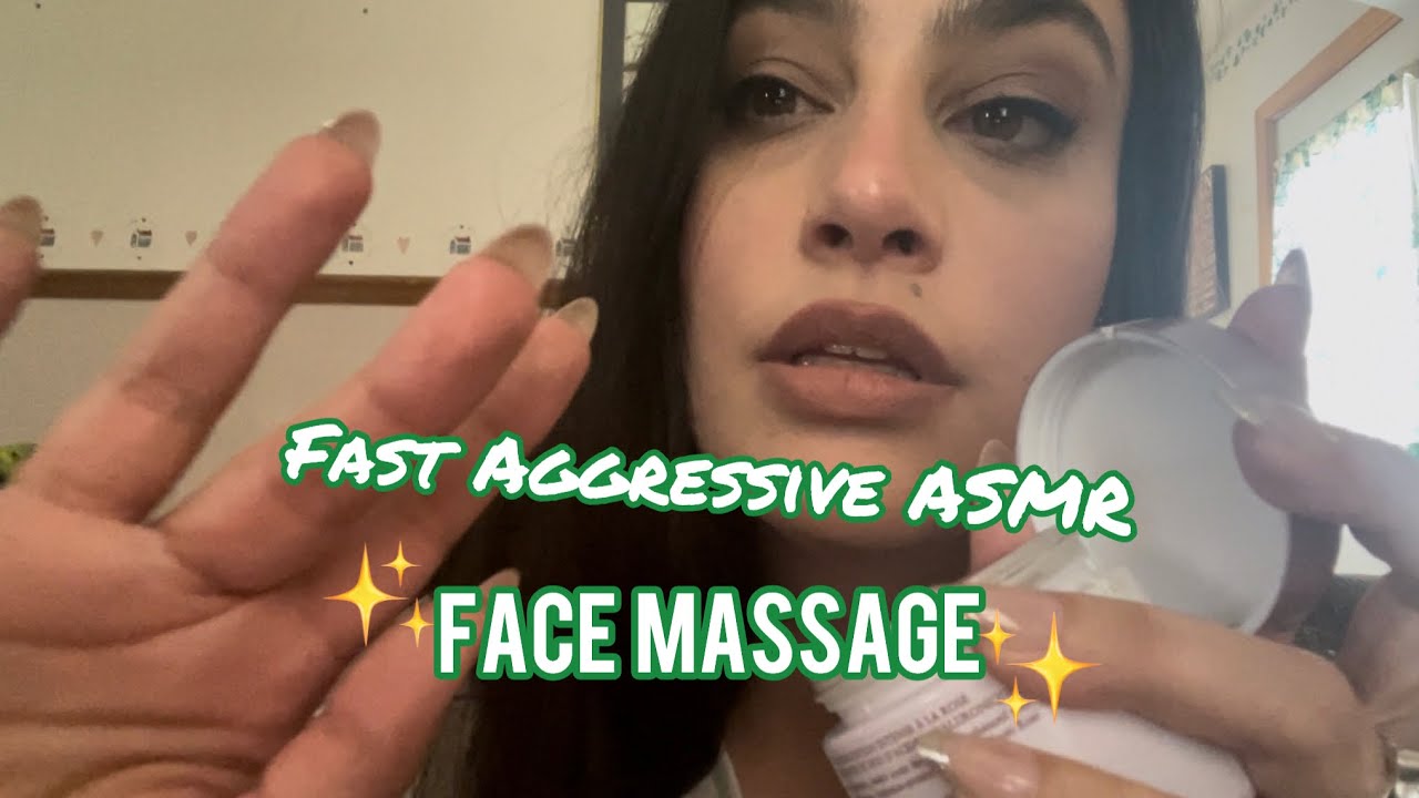 Быстрый агрессивный АСМР-спа / массаж лица 💆