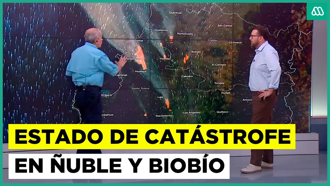 Alerta roja en el BioB&iacute;o: As&iacute; avanzan los focos de incendio tras emergencia forestal