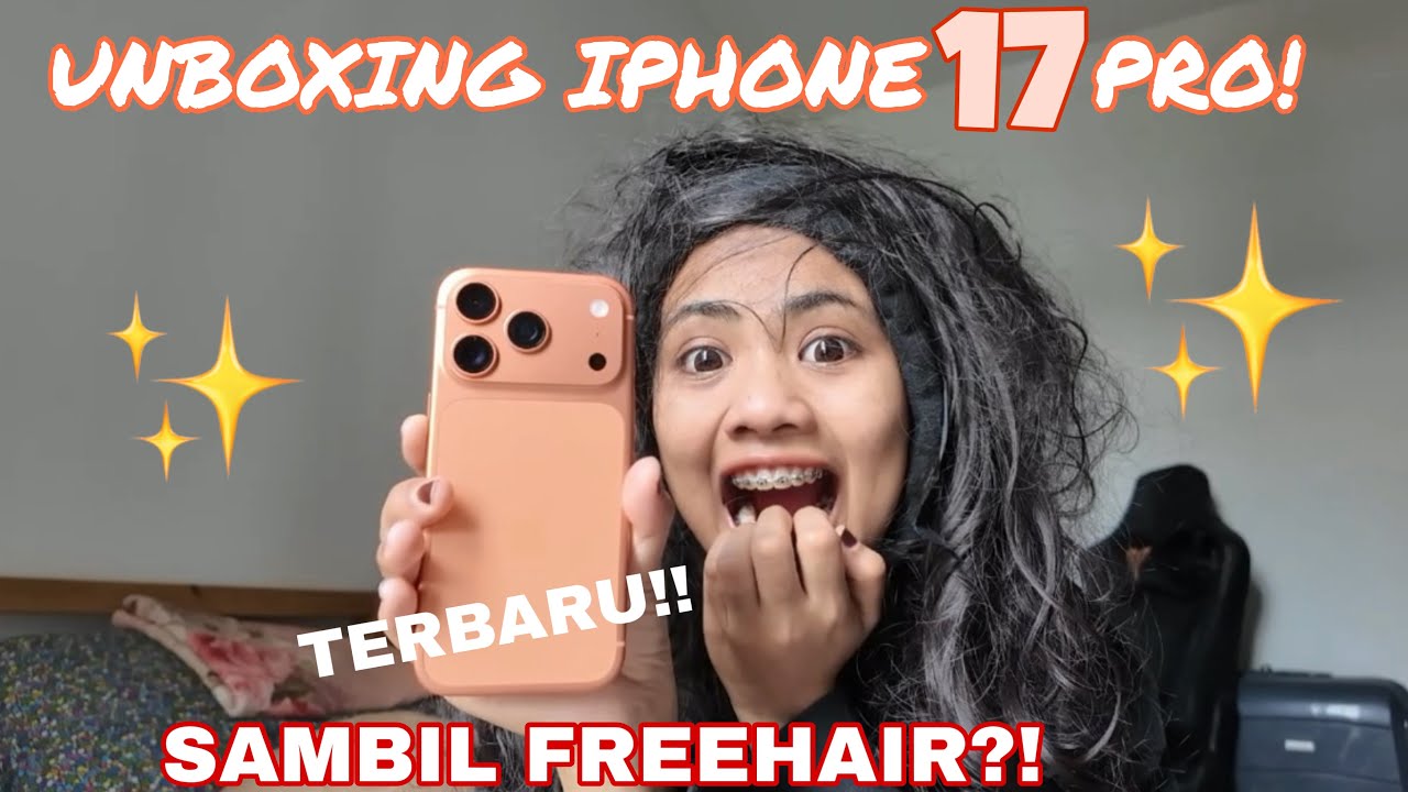 UNBOXING IPHONE 17 PRO PALING BARU‼️ AKU FREEHAIR?!