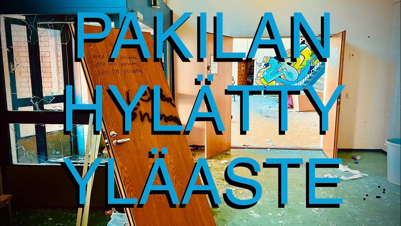 Urbaania löytöretkeilyä: Pakilan hylätty yläaste, osa 1