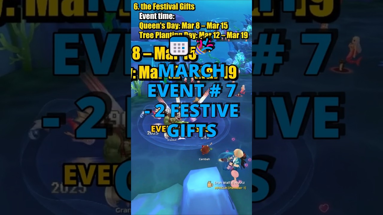 MARCH EVENT # 7 - Festive Gifts 