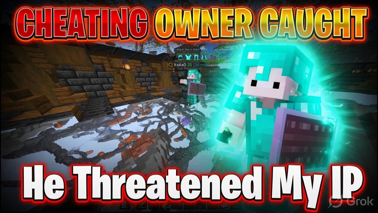 He Cheated on His Own Minecraft Event... Then Threatened to Leak My IP