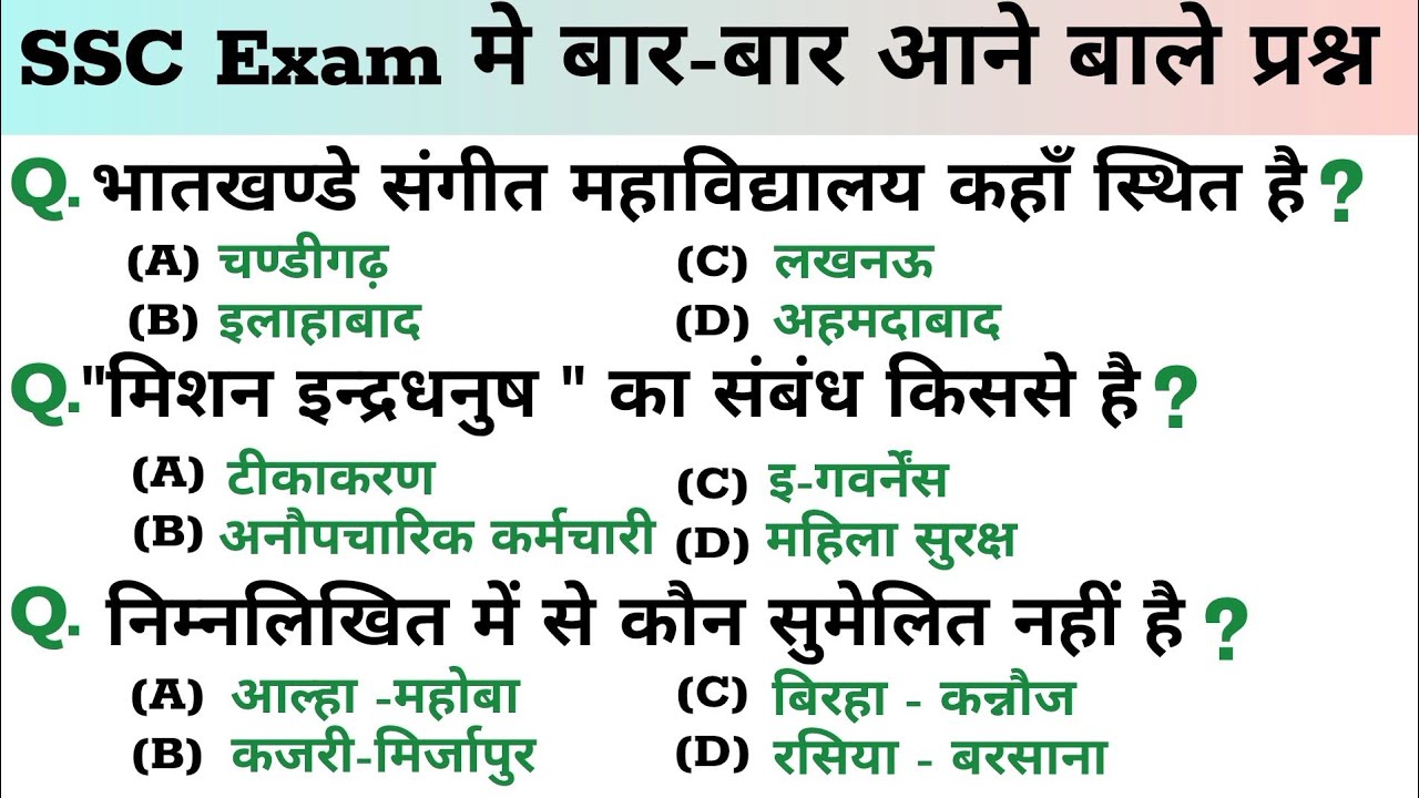 Top 30 Questions | GK, GS, GD, SSC, UPP, CGL, UPPAL, UPSC, Questions In Hindi